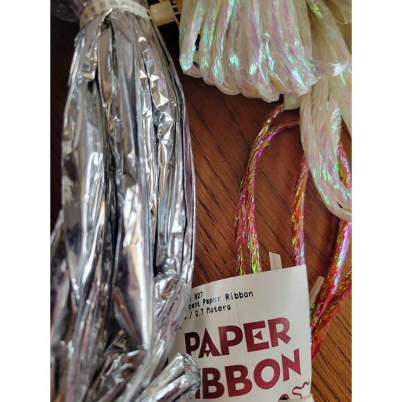 Twisted Paper Ribbon Lot of Assorted Home Decor Arts & Crafts Supplies - Picture 4 of 14